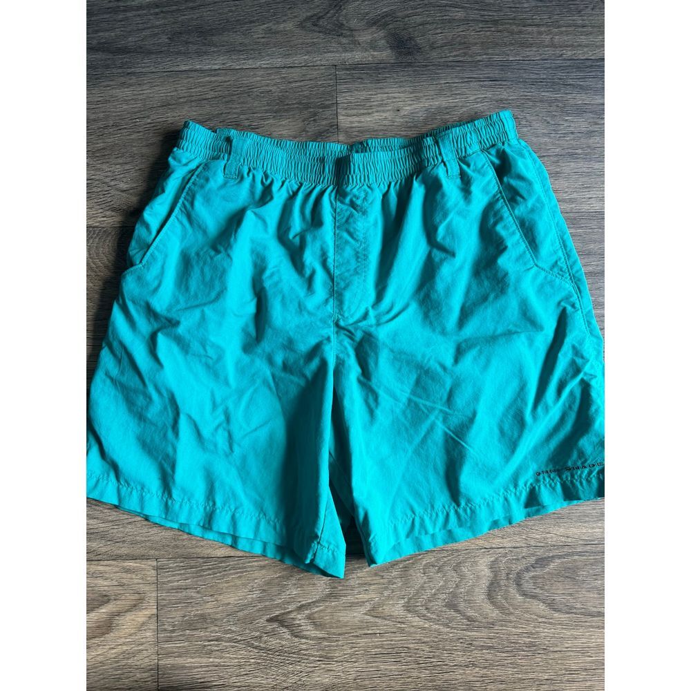 Columbia PFG Shorts Youth Boys‎ XL (18-20) Tackle Short Omni Teal Turquoise